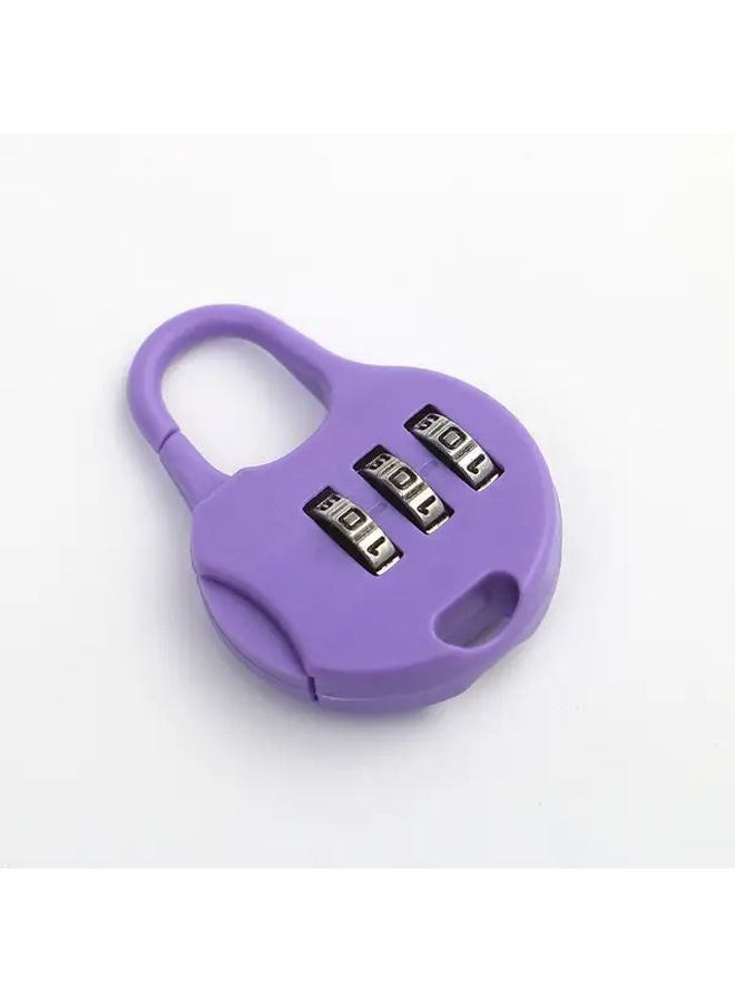 Purple Heavy Duty Combination Key Lock For Luggage Suitcases Drawers Boxes - Image 5